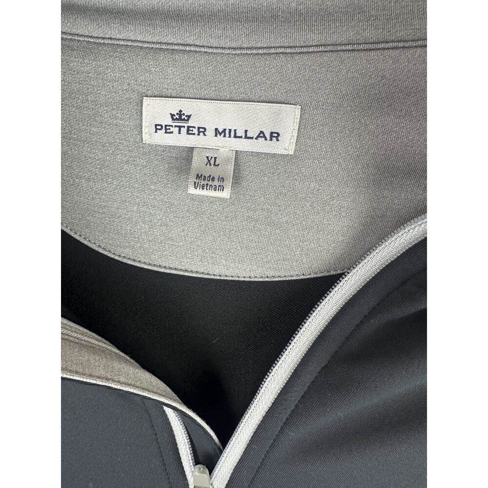 Peter Millar Men's Perth Stretch Loop Terry Quarter Zip Size XL *Company Logo - Picture 8 of 12